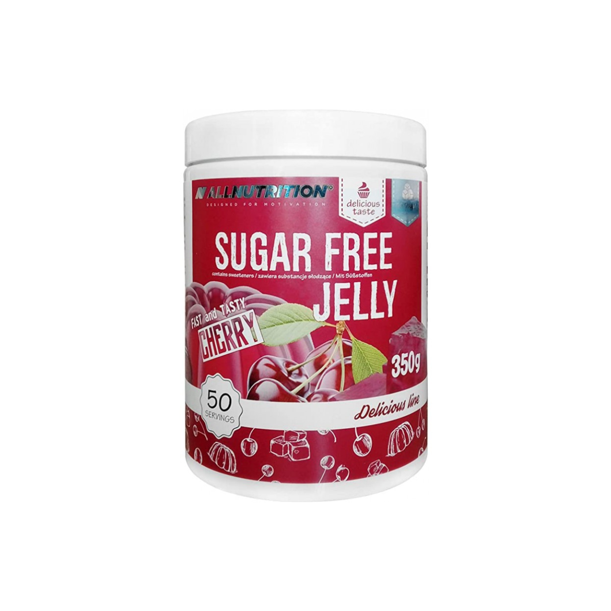 Allnutrition Delicious Line Sugar Free Jelly Cherry (350g)