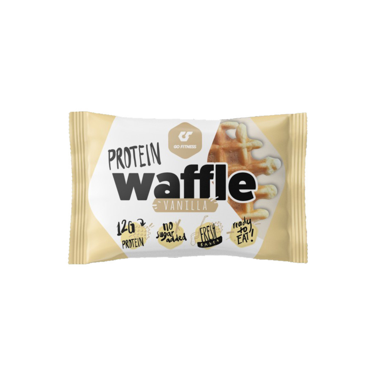Go Fitness Protein Waffle Vanilla (1-12x50g)