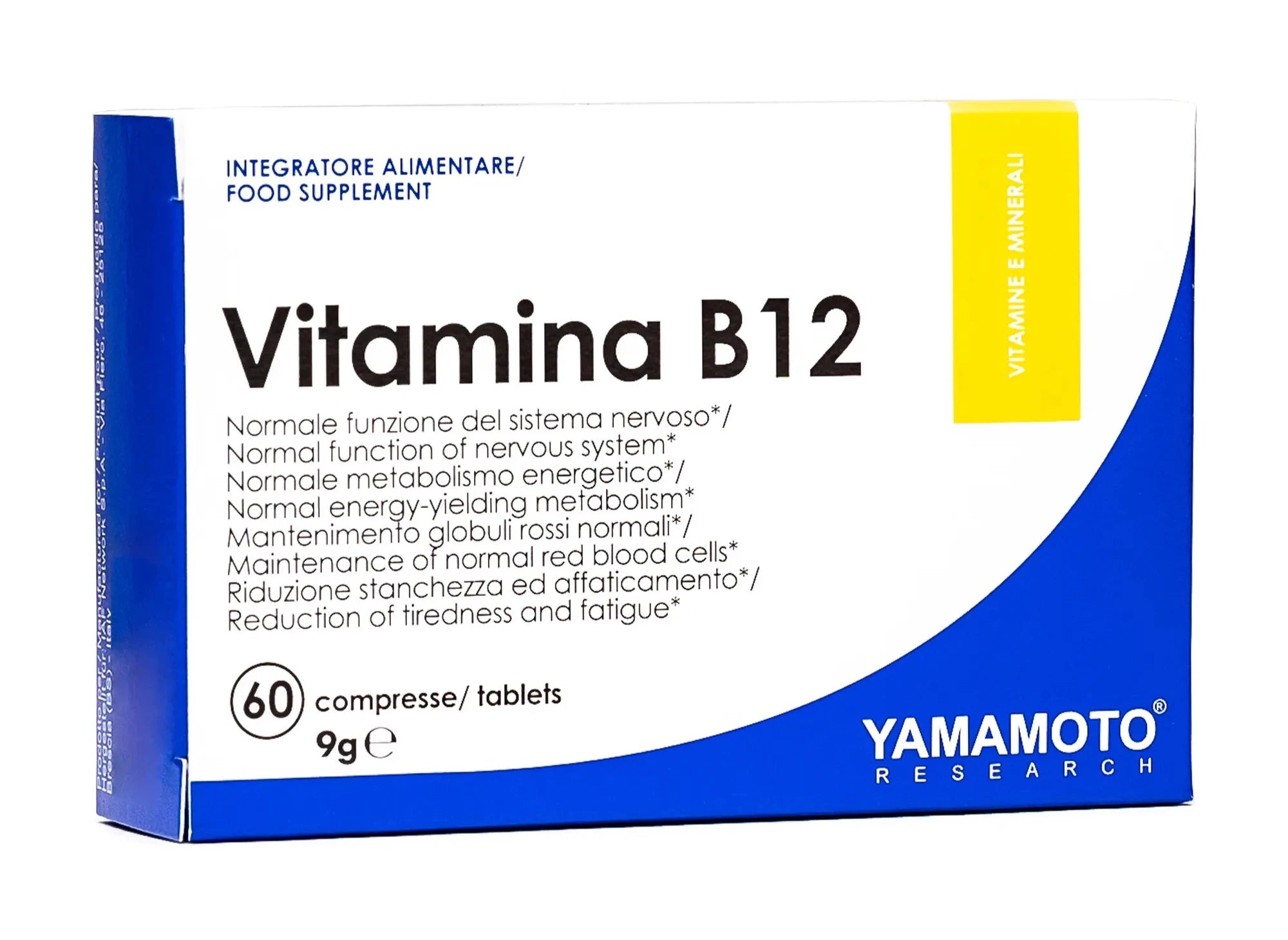 Yamamoto Research Vitamina B12 Metilcobalamina 1000mcg