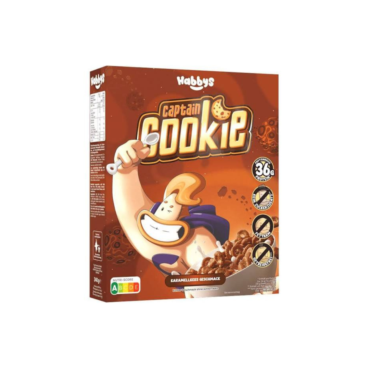 IP Nutrition Habbys Proteincereals Captain Cookie (240g)