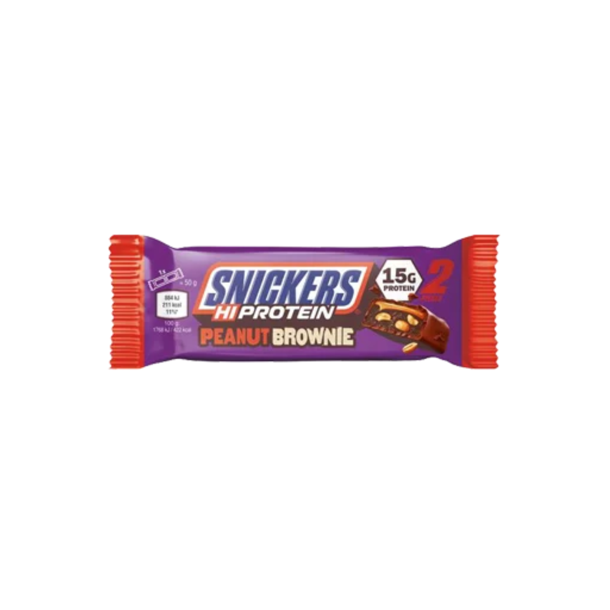 Mars Protein Snickers High Protein Peanut Brownie Riegel (1-12x50g)