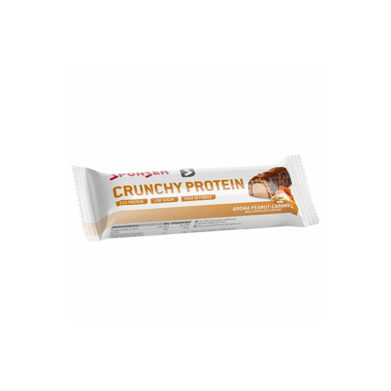 Sponser Crunchy Protein Riegel Peanut Caramel (1-12x50g)