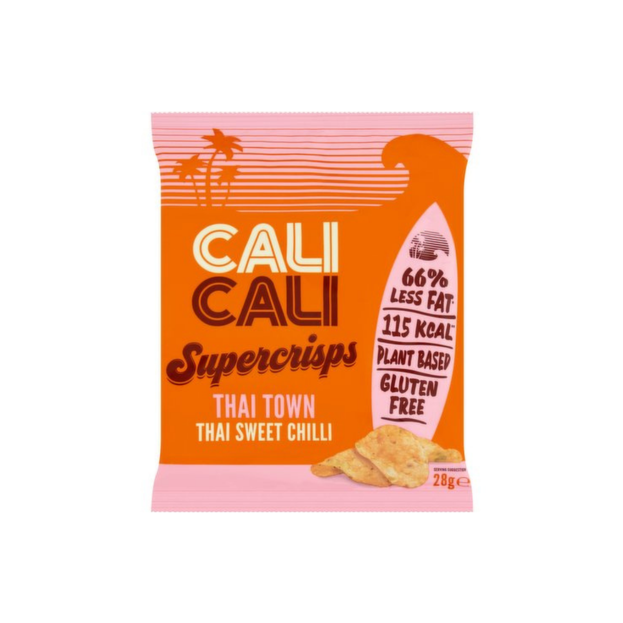 Cali Cali Protein Chips Thai Town Thai Sweet Chili (1-21x28g)