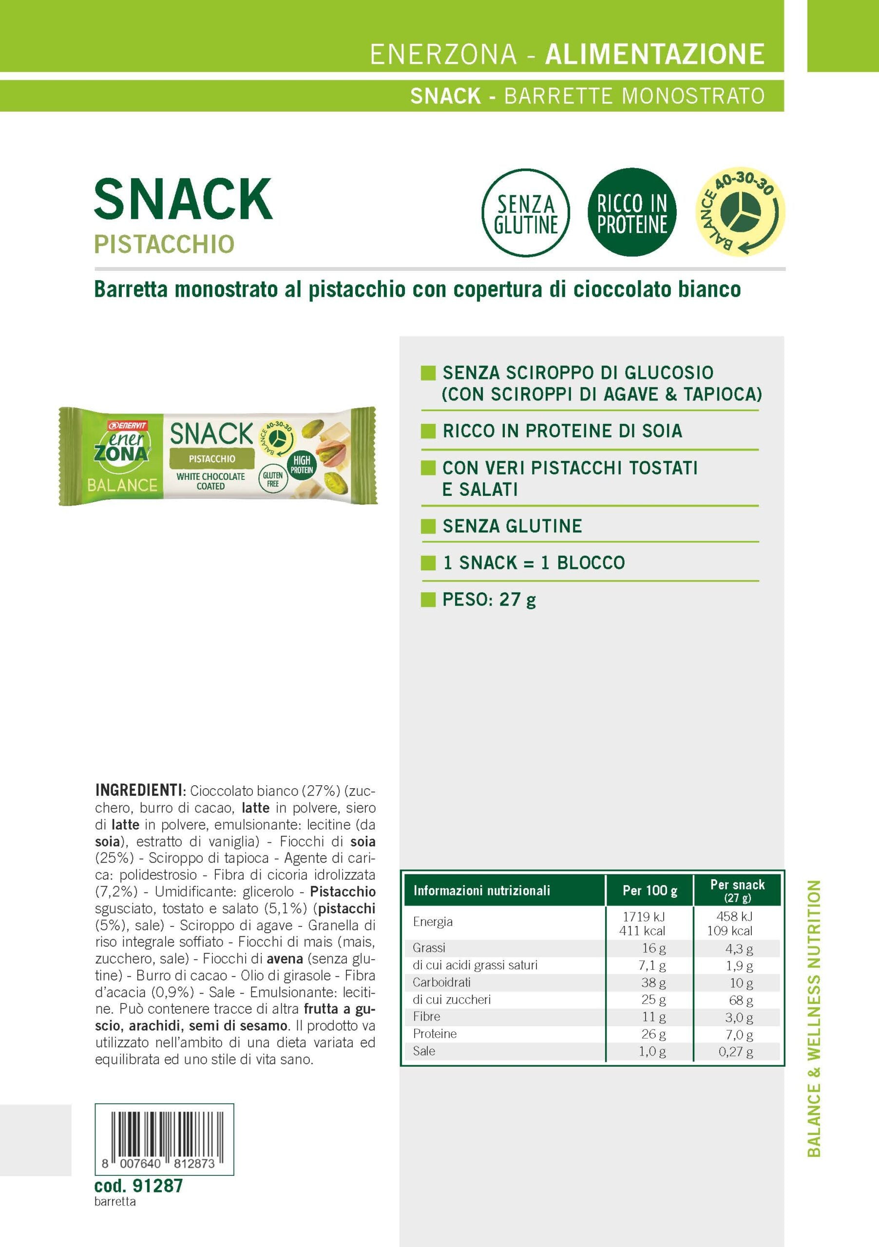 ENERZONA Snack Riegel