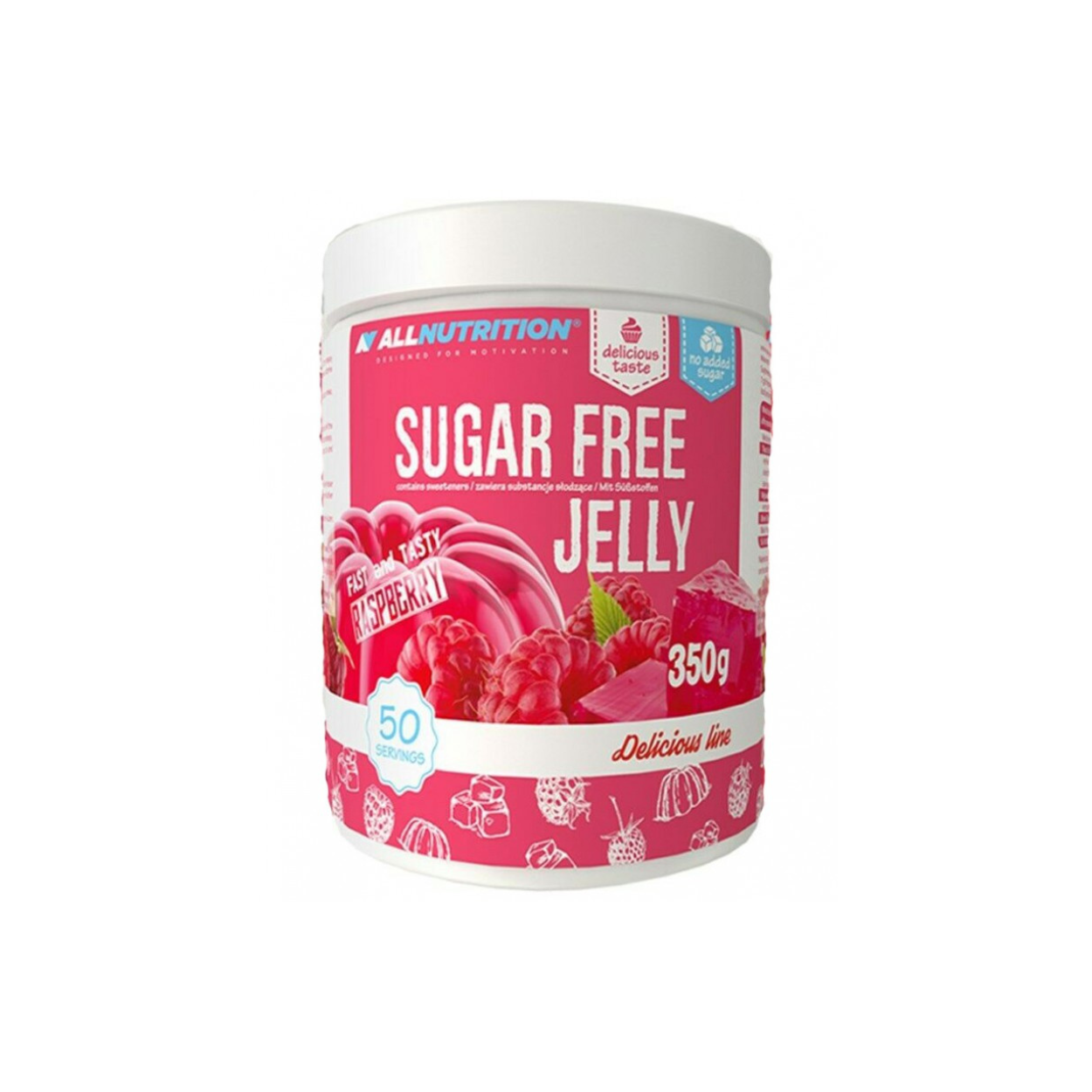 Allnutrition Delicious Line Sugar Free Jelly Raspberry (350g)