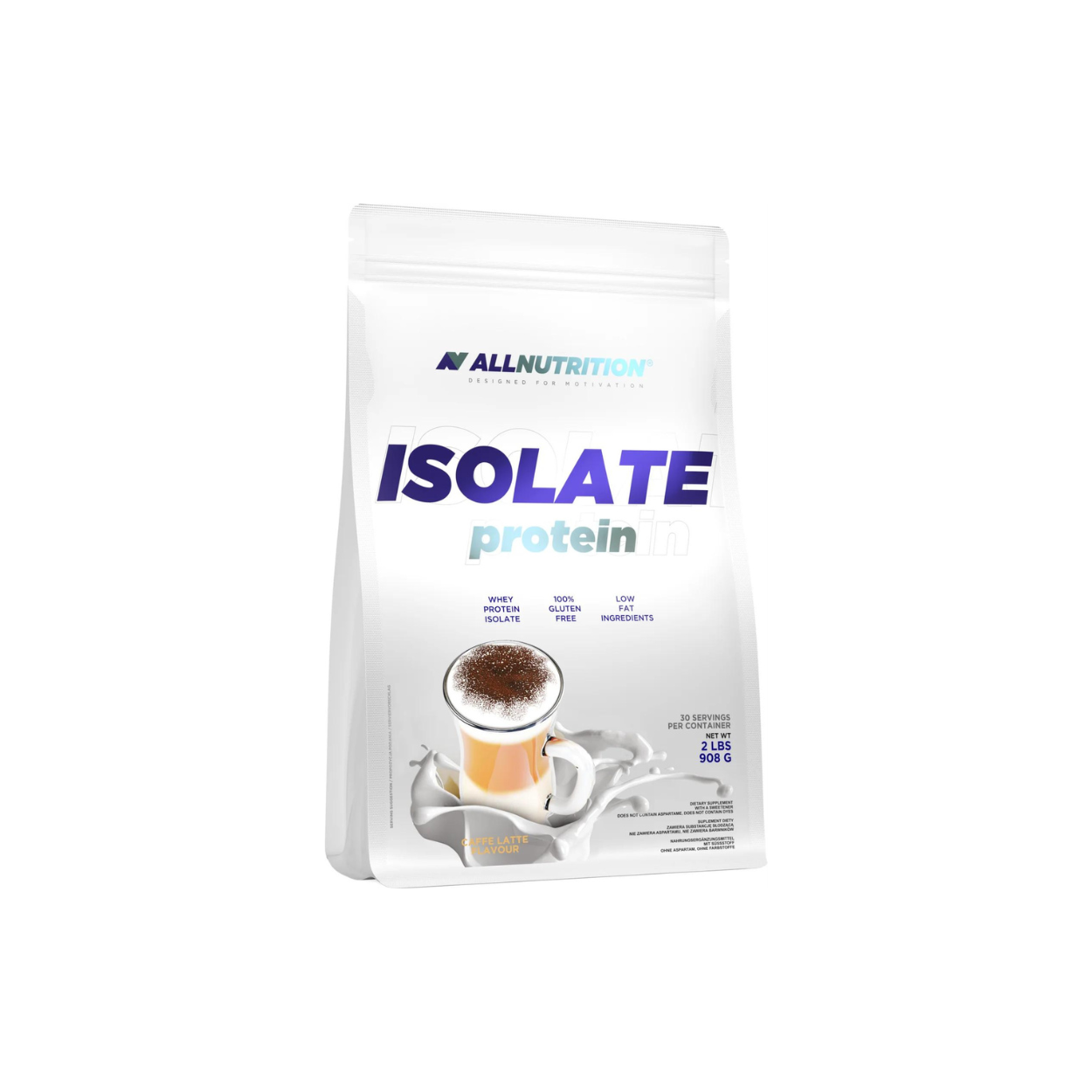 Allnutrition Isolate Protein Caffe Latte (908g)