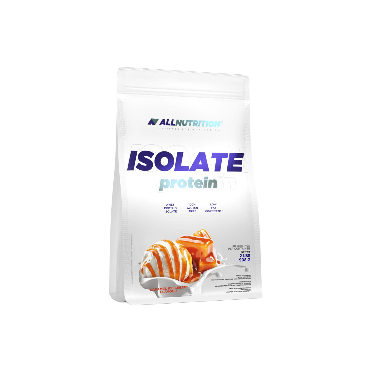 Allnutrition Isolate Protein Caramel Ice Cream (908g)