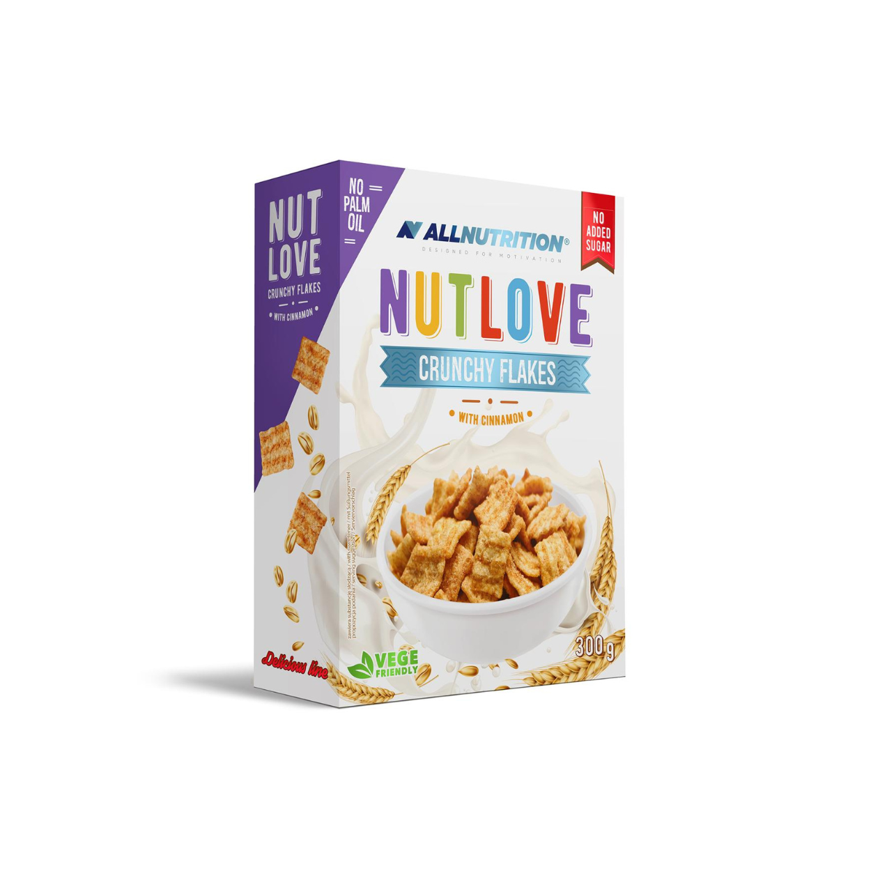Allnutrition Nutlove Crunchy Flakes with Cinnamon (300g)