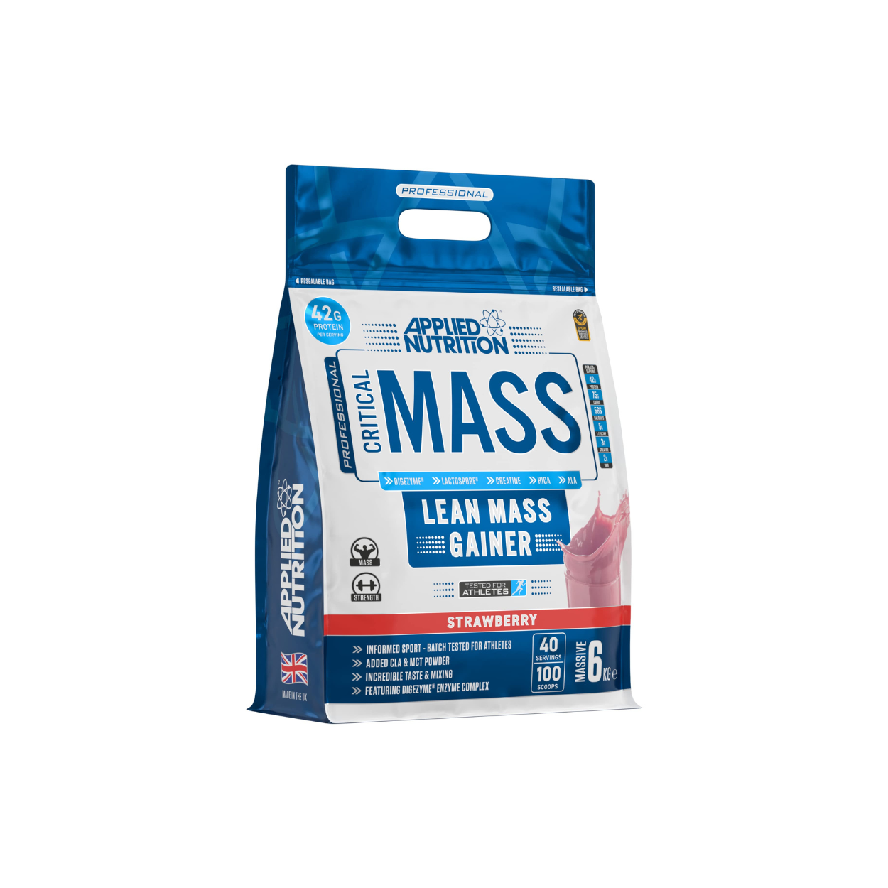 Applied Nutrition Critical Mass Gainer Strawberry