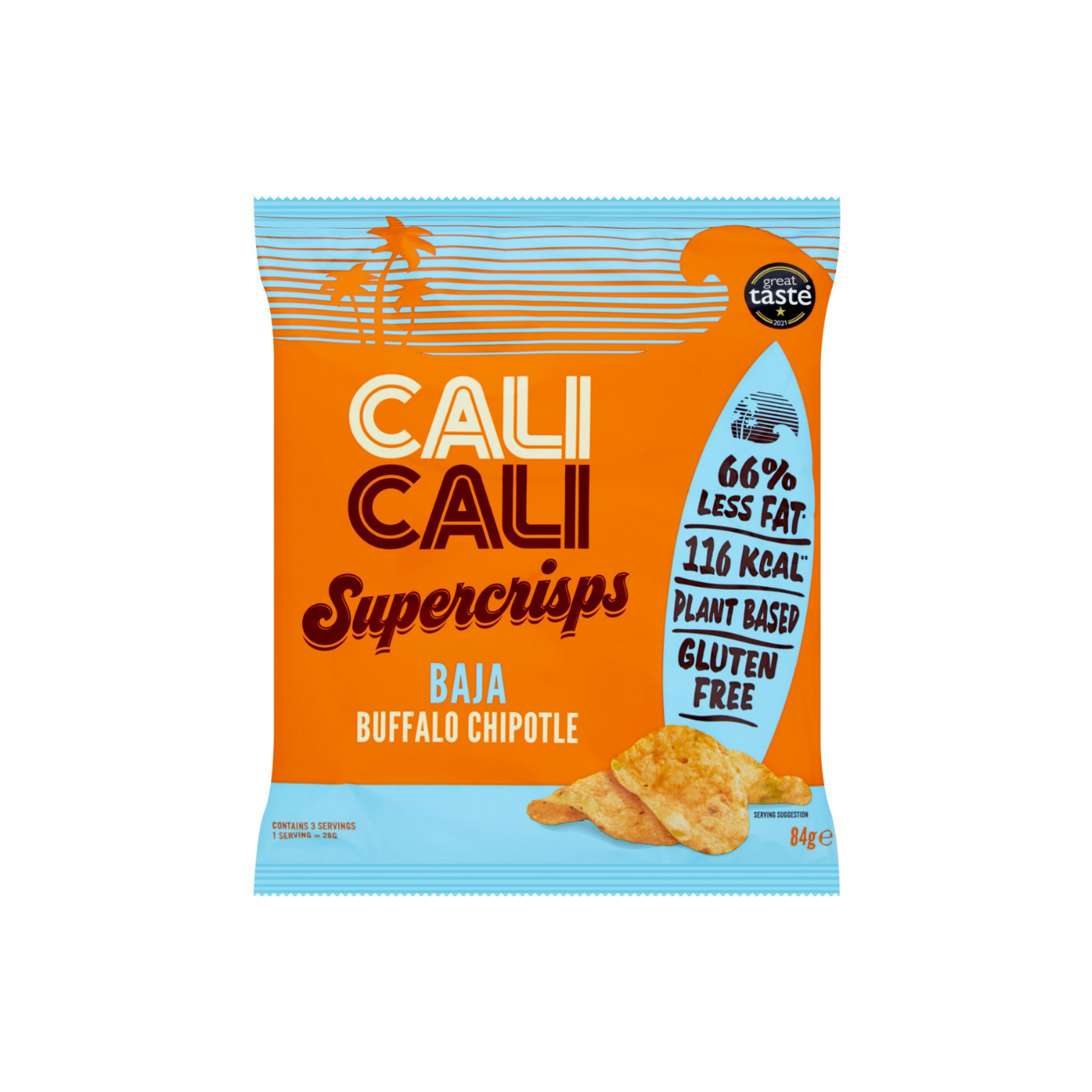Cali Cali Protein Chips Baja Buffalo Chipotle (1-21x28g)