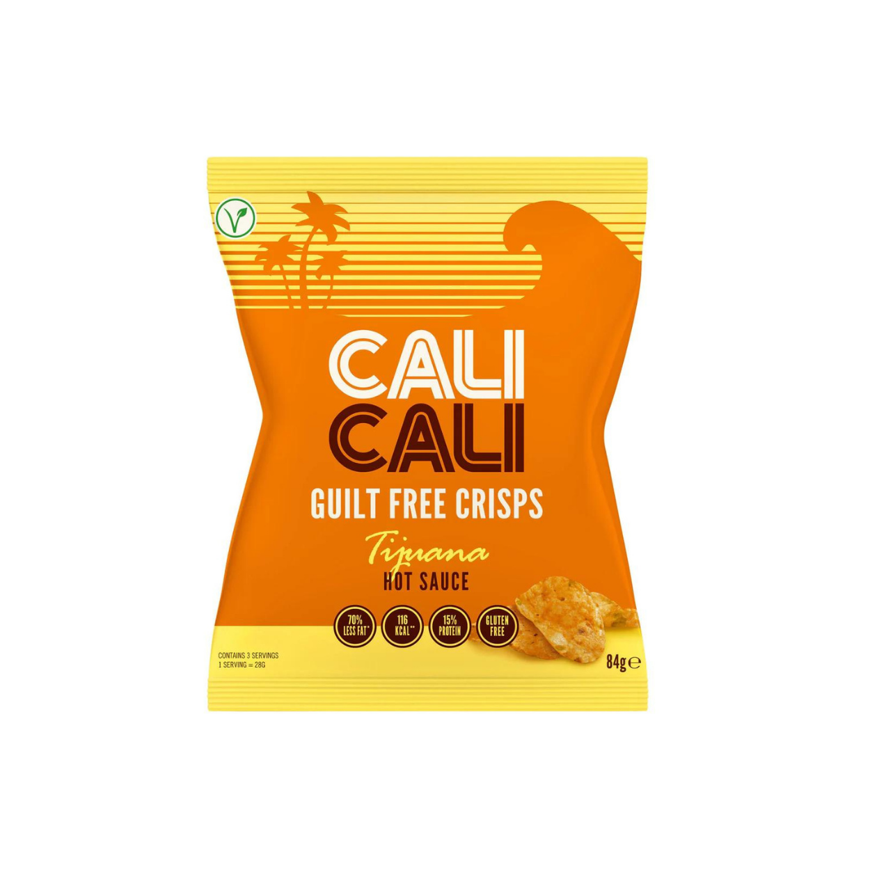 Cali Cali Protein Chips Tijuana Hot Sauce (1-21x28g)