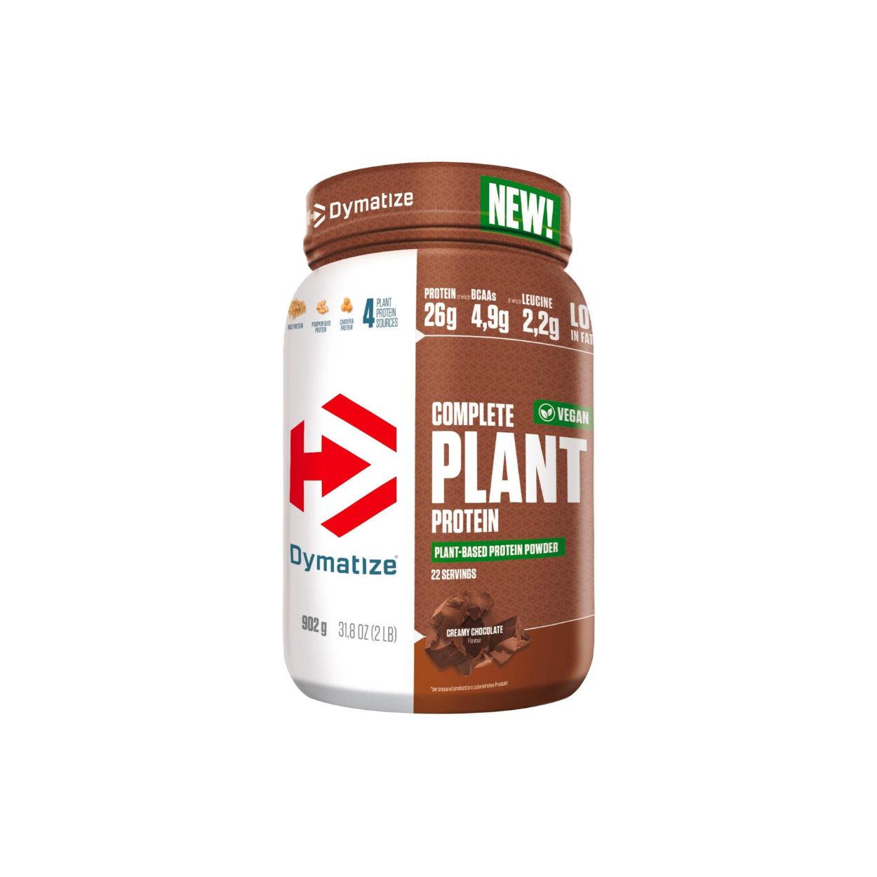 Dymatize Complete Plant Protein Vegan Creamy Chocolate