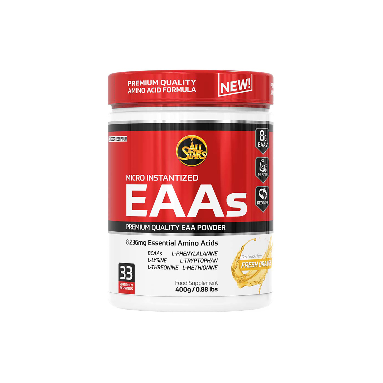 All Stars EAAS Powder Fresh Orange (420g Dose)