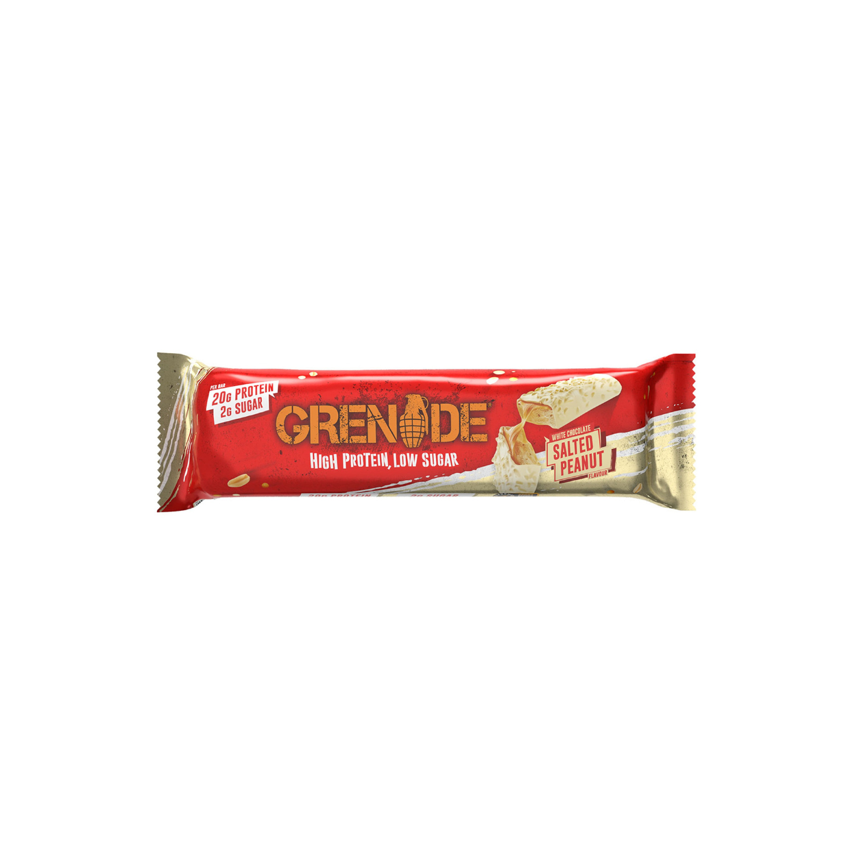 Grenade Proteinbar White Chocolate Salted Peanut (1-12x60g)