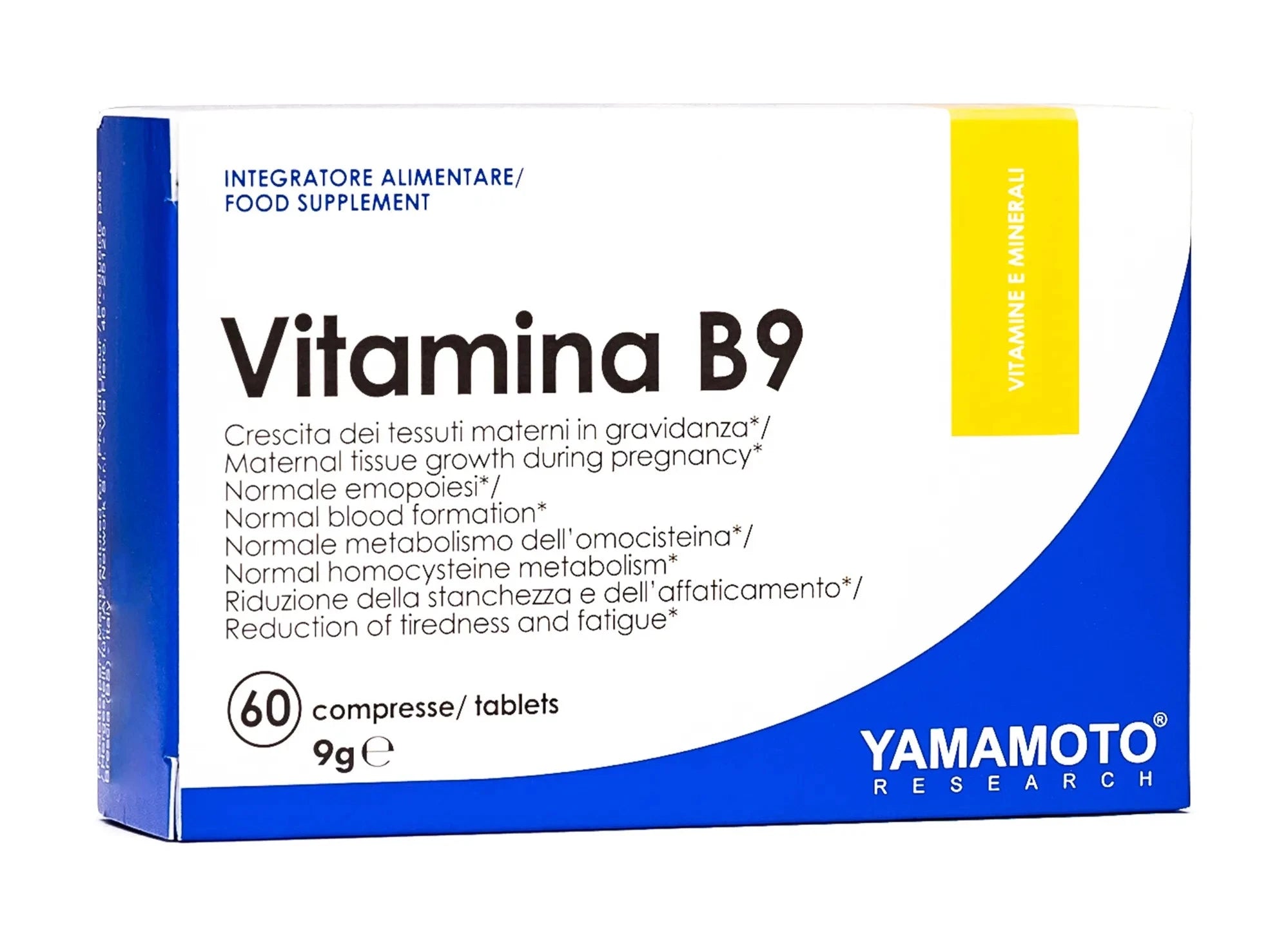 YAMAMOTO RESEARCH Vitamina B9 Acido folico 400mcg