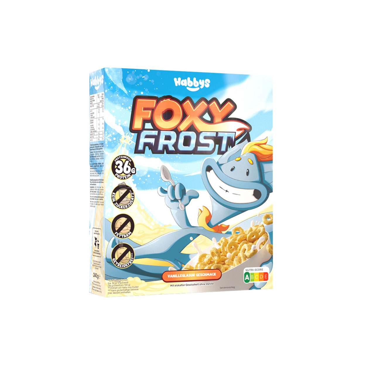 IP Nutrition Habbys Proteincereals Foxy Frost (240g)