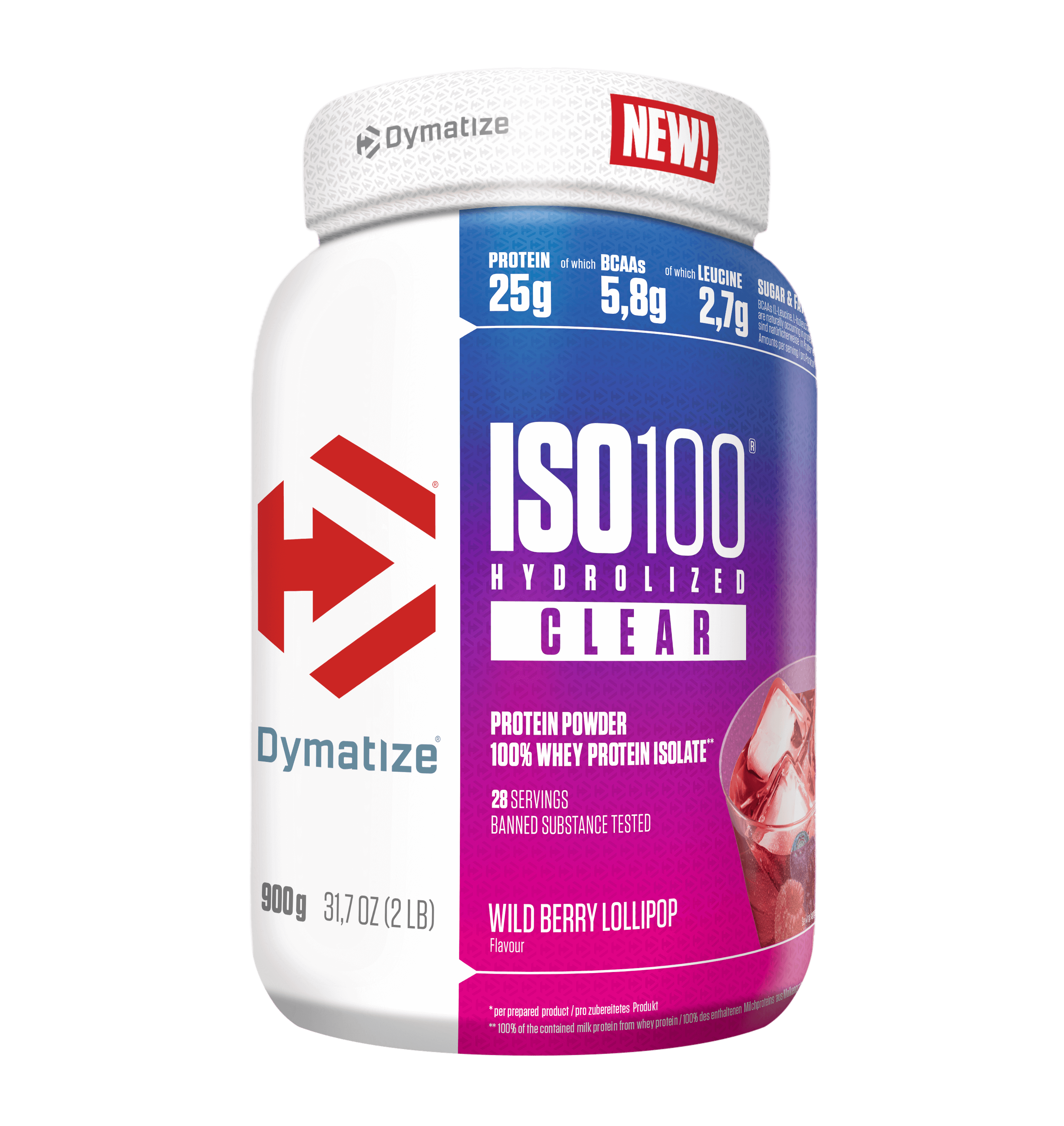 Dymatize Iso100 Hydrolized Clear