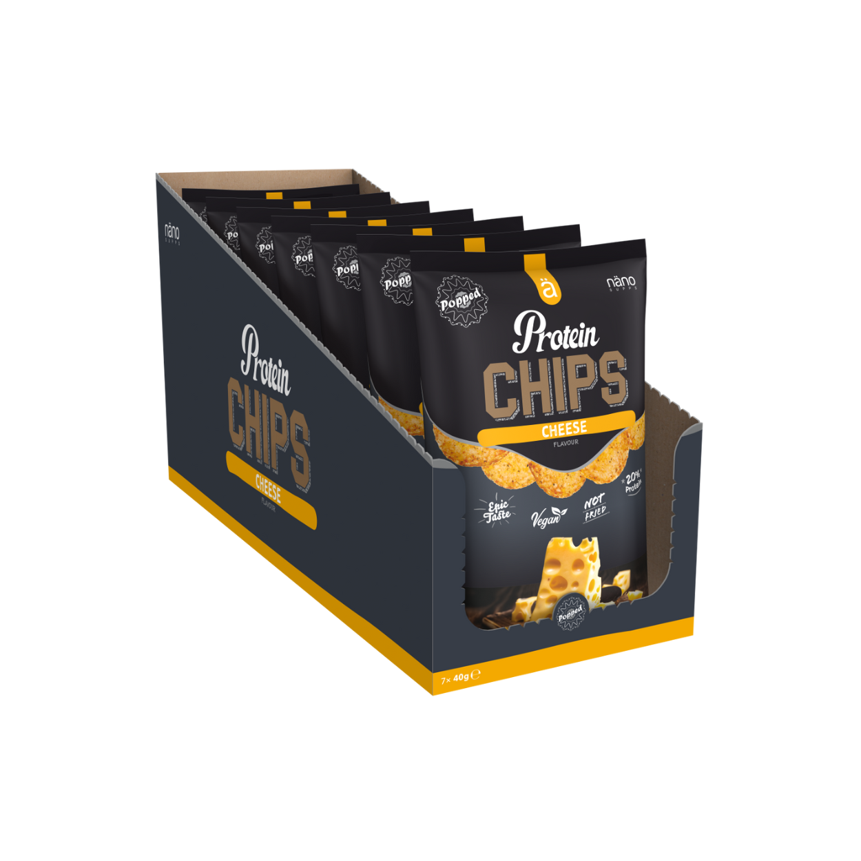 NanoSupps Protein Chips Cheese (1-7x40g)