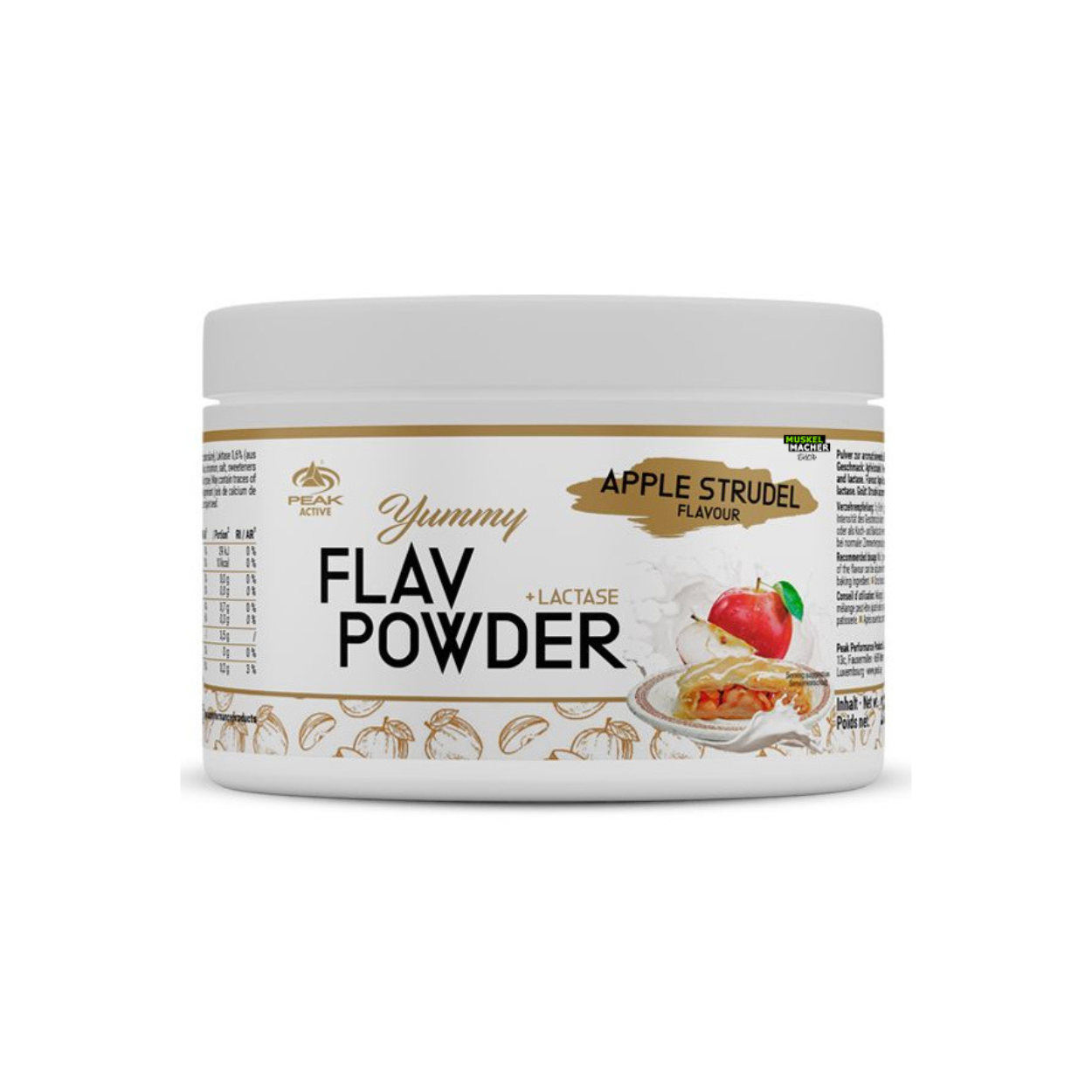 Peak Yummy Flav Powder Apfelstrudel (250g Dose)