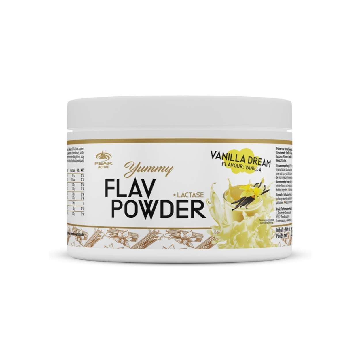 Peak Yummy Flav Powder Vanilla Dream (250g Dose)