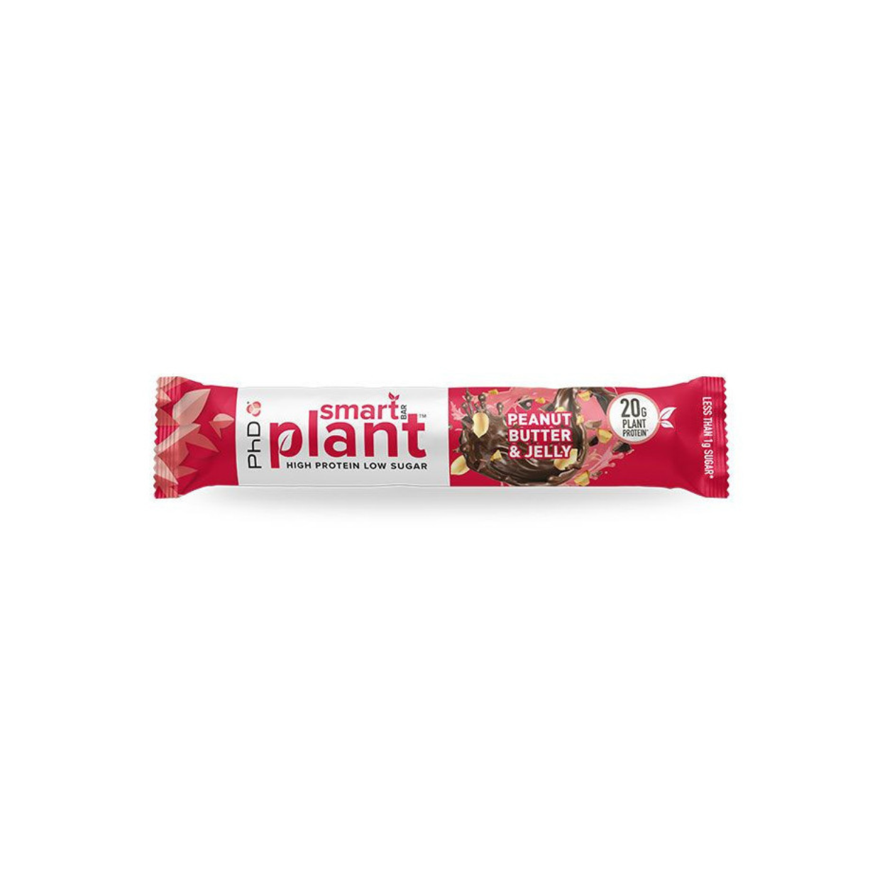 PhD Smart Bar Riegel Plant Peanut Butter Jelly (1-12x64g)