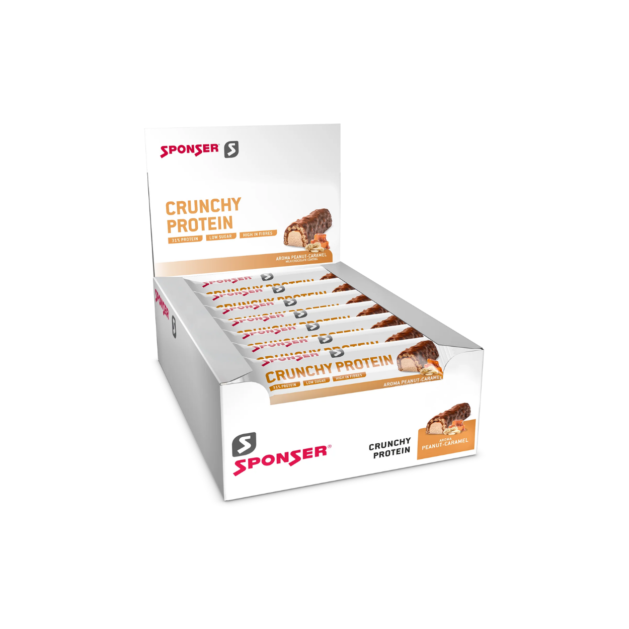 Sponser Crunchy Protein Riegel Peanut Caramel (1-12x50g)