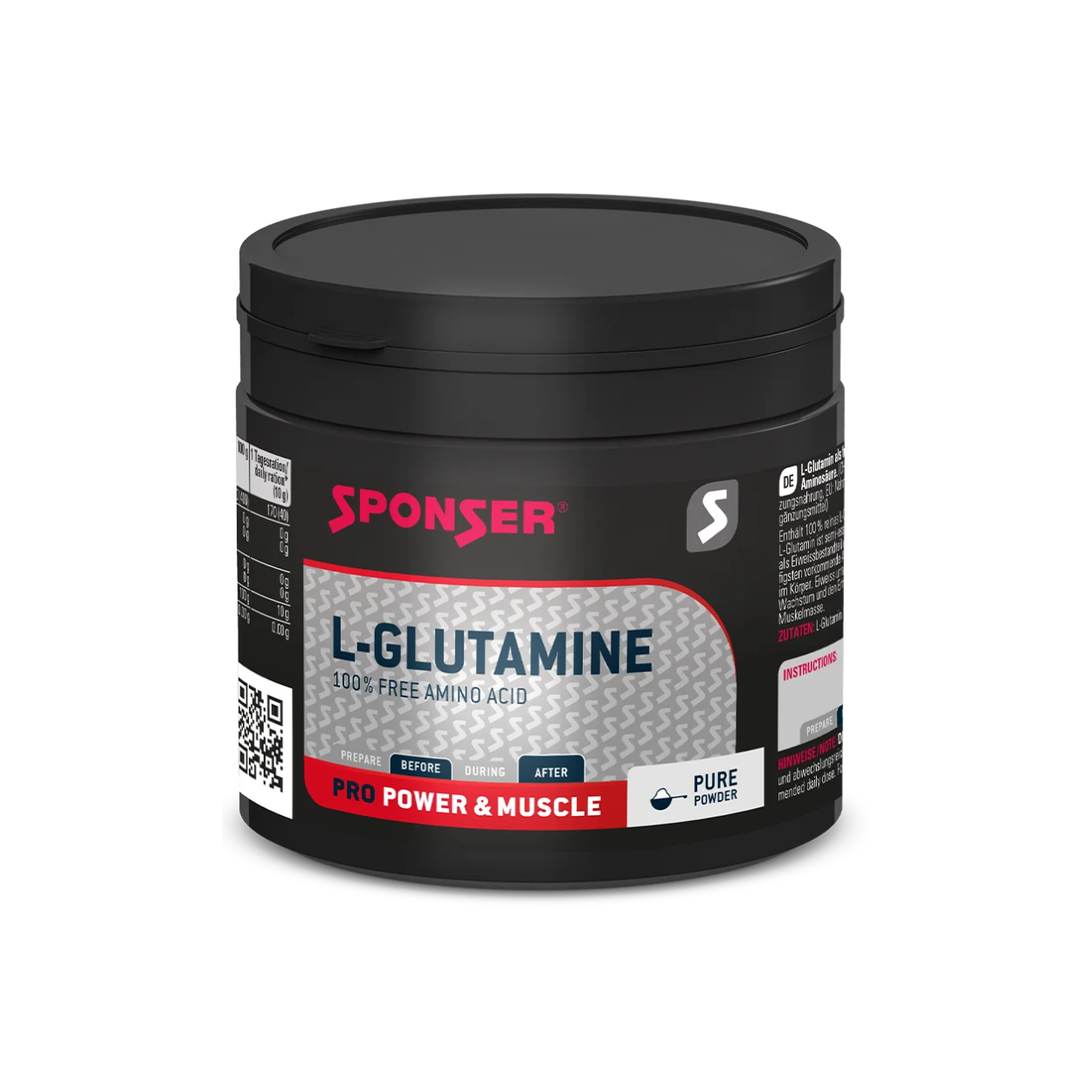 Sponser L-Glutamine (350g Dose)