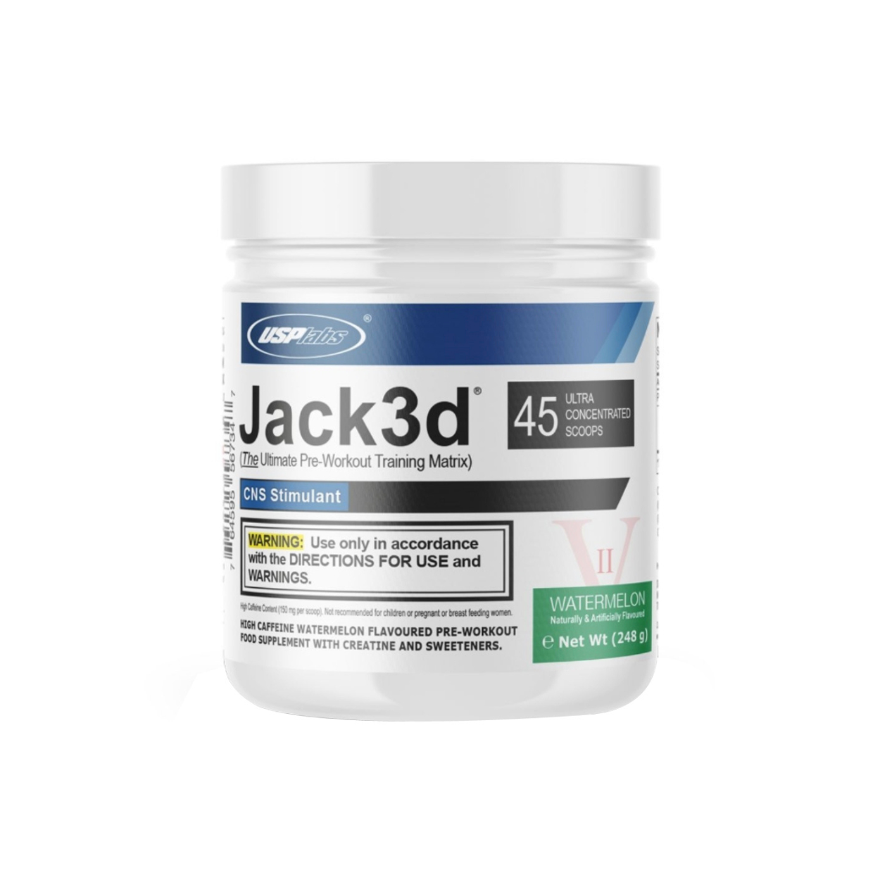 USP Labs Jack3D Pre Workout Watermelon (248g Dose)