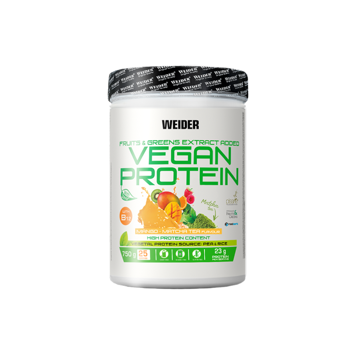Weider Vegan Protein Mango-Matcha Tea (750g Dose)