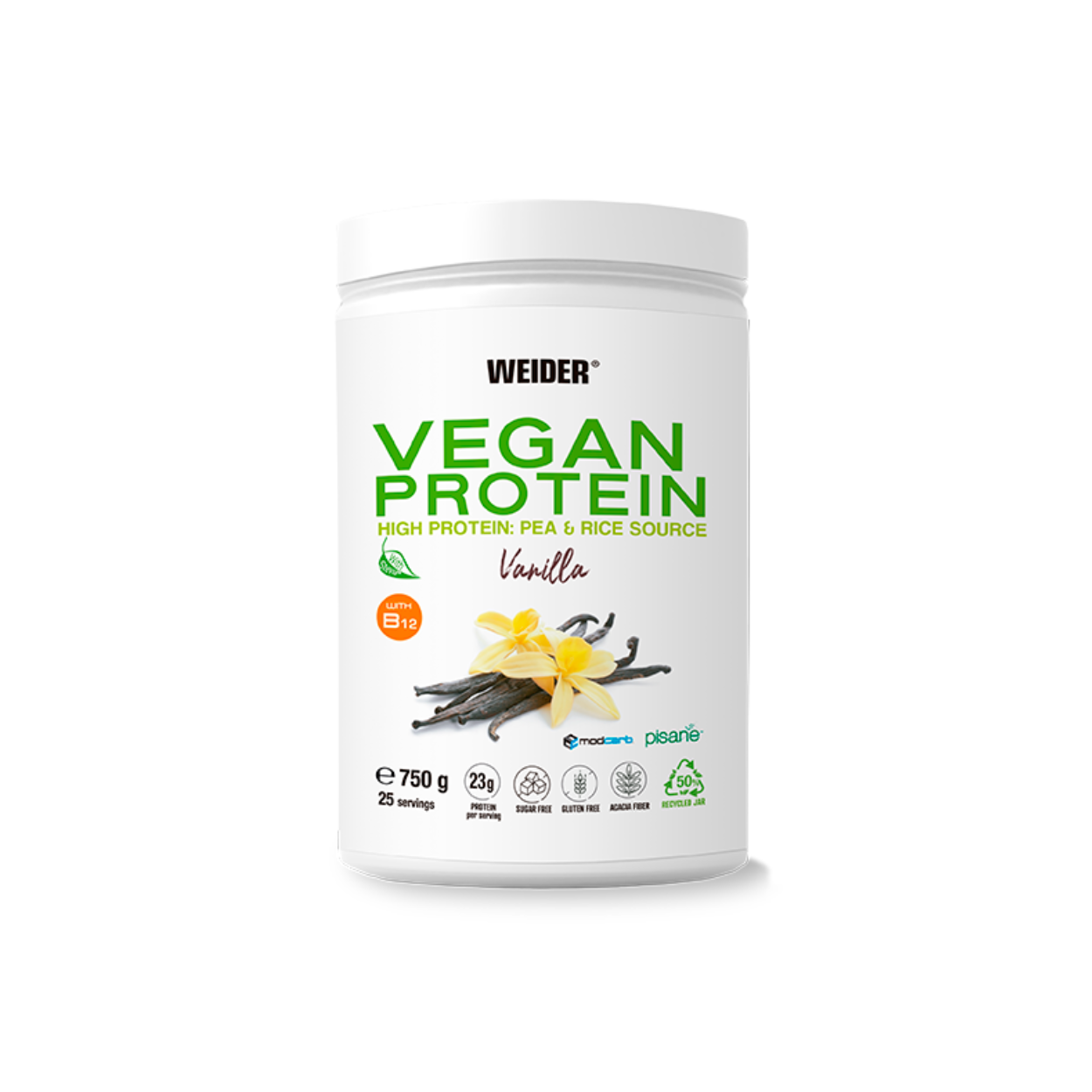 Weider Vegan Protein Vanilla (750g Dose)