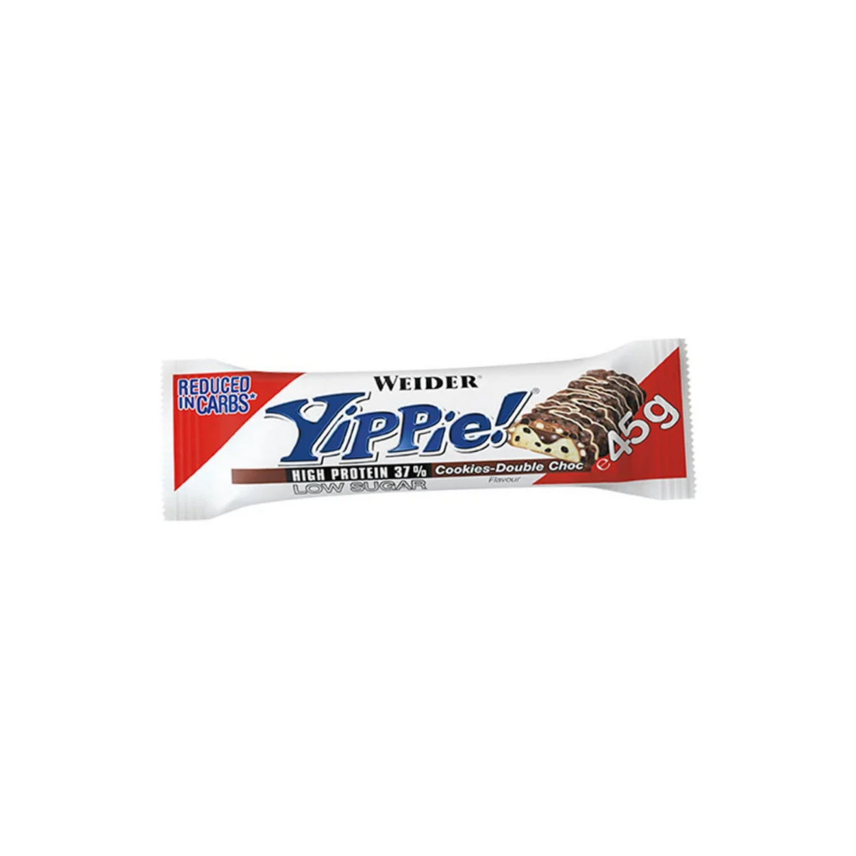 Weider Yippie! Cookie Double Chocolate (1-12x45g)